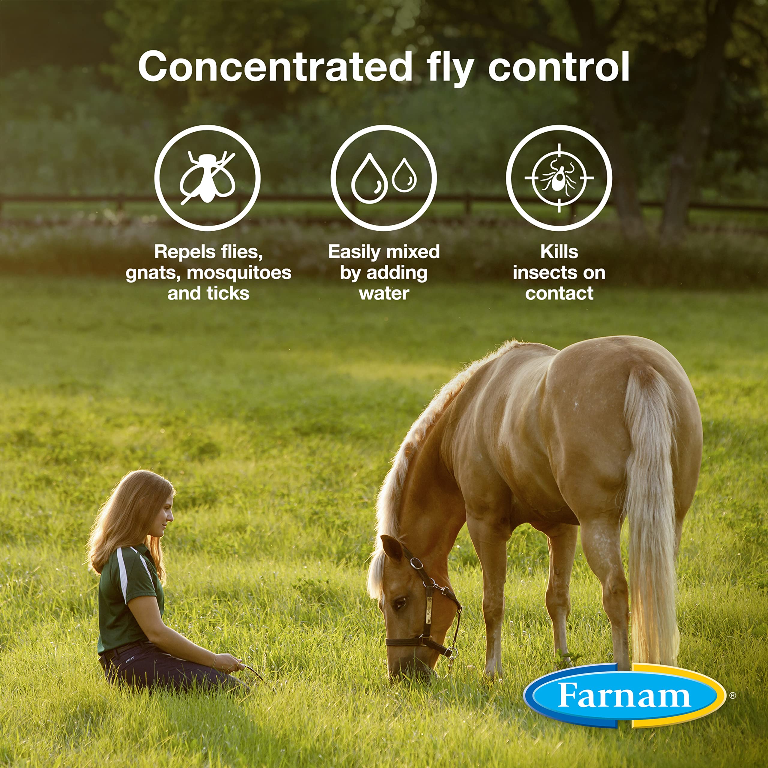 Farnam Repel-Xpe concentrate jar on shelf ready for use