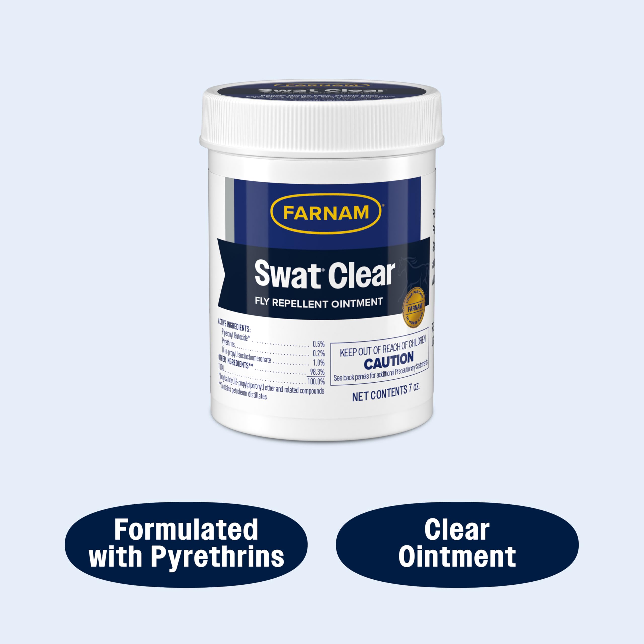 Farnam Swat Ointment convenient for wounds, abrasions, and sensitive areas.