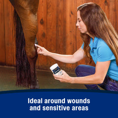Farnam Swat Ointment clear formula provides discreet fly protection.