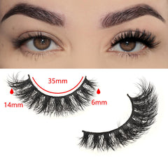 FARRED full-volume fluffy faux mink lashes add drama while staying lightweight