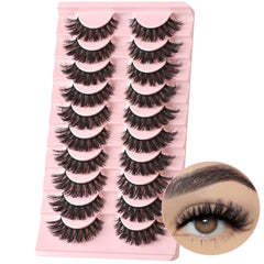 FARRED wispy natural 14mm cat-eye lashes for a defined, soft look