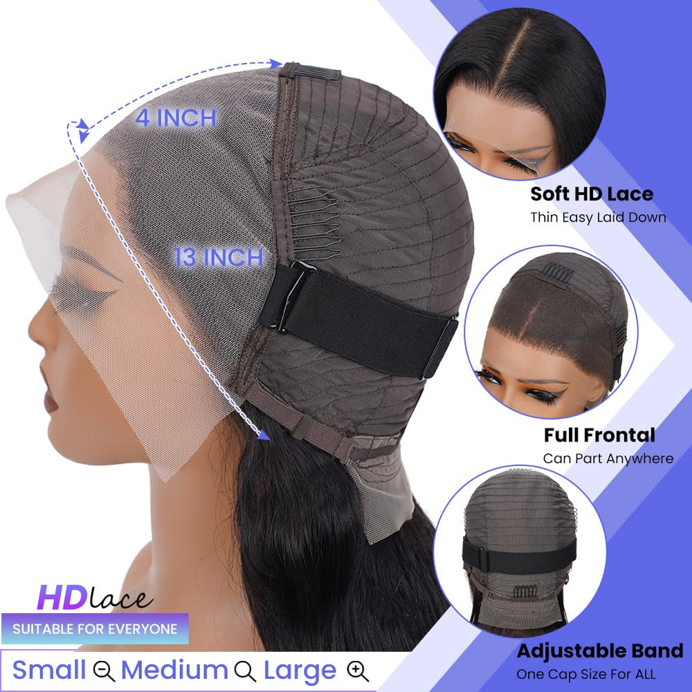 FASCARA pre-plucked baby hair wig for easy styling and realistic hairline