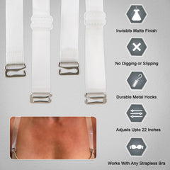 Fashion First Aid wide 3/4 inch strap for all-day comfort and even weight distribution.
