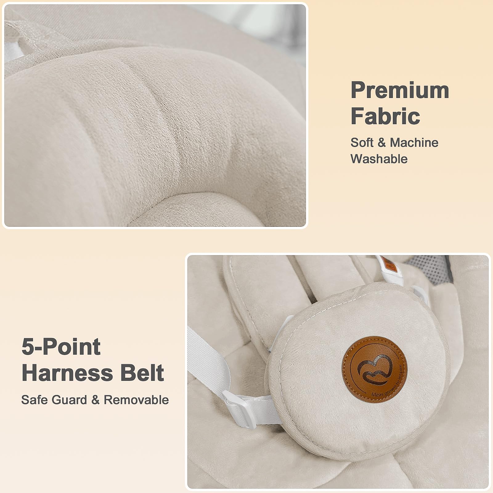 FasonBaby five-point harness for secure infant seating