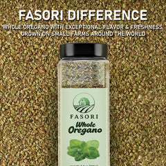 Closeup of Fasori Oregano leaves highlighting aromatic quality for fresh cooking