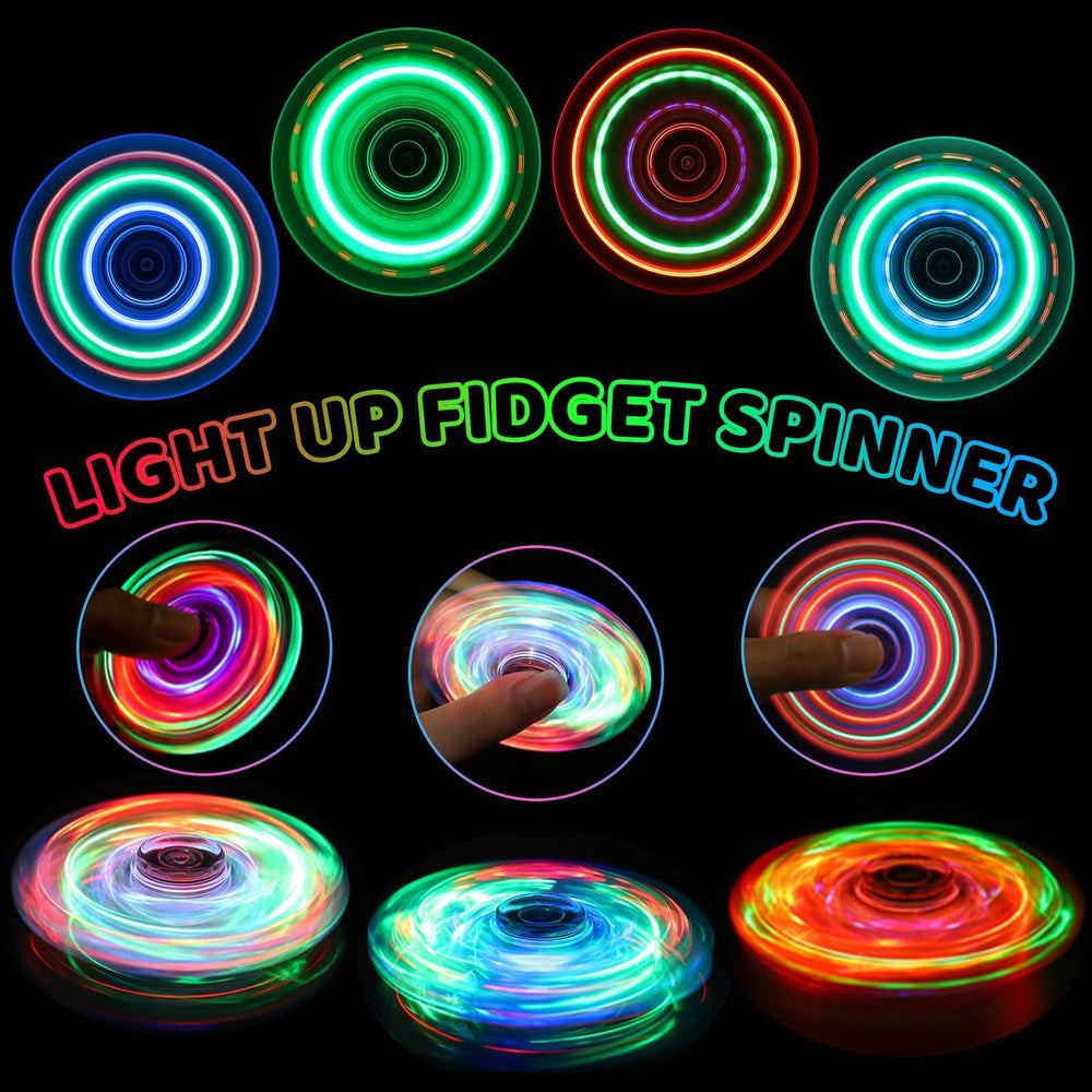 fasray fidget spinner 2-pack crystal ABS body for durable quiet spins