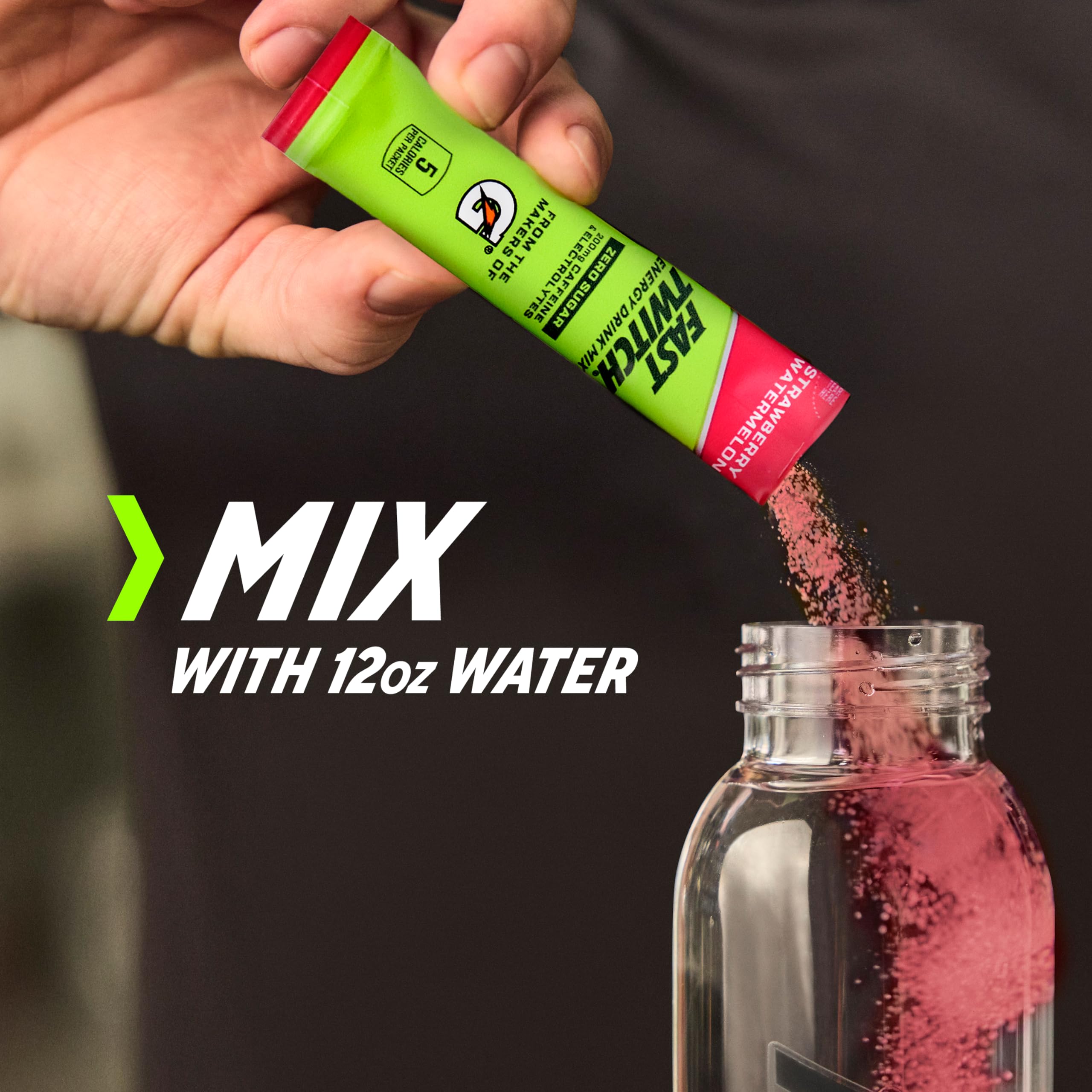 Hydration-ready bottle with Fast Twitch and electrolytes