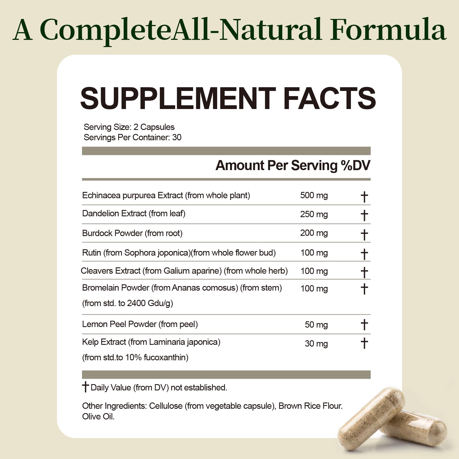 Fat Mobilization eight-plant complex highlights herbal detox and immune support.