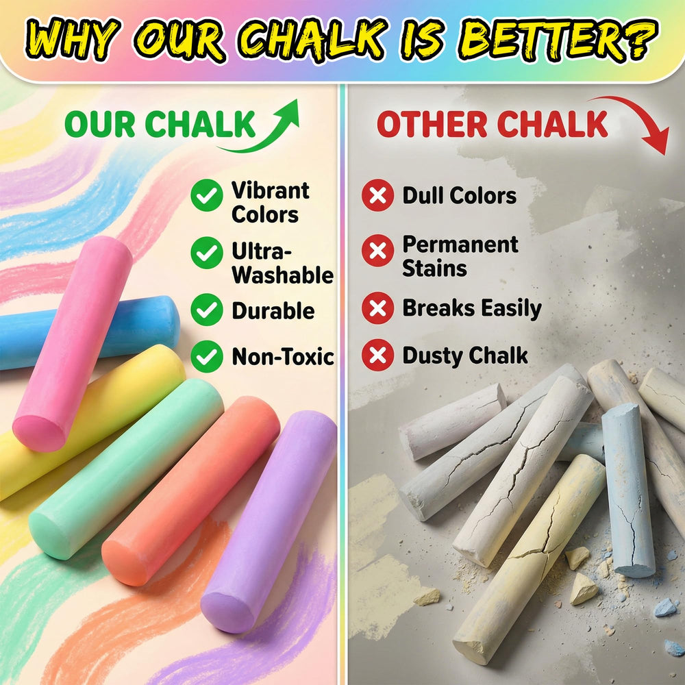 Fat Zebra Designs chalk for parties sparks creative play and collaboration