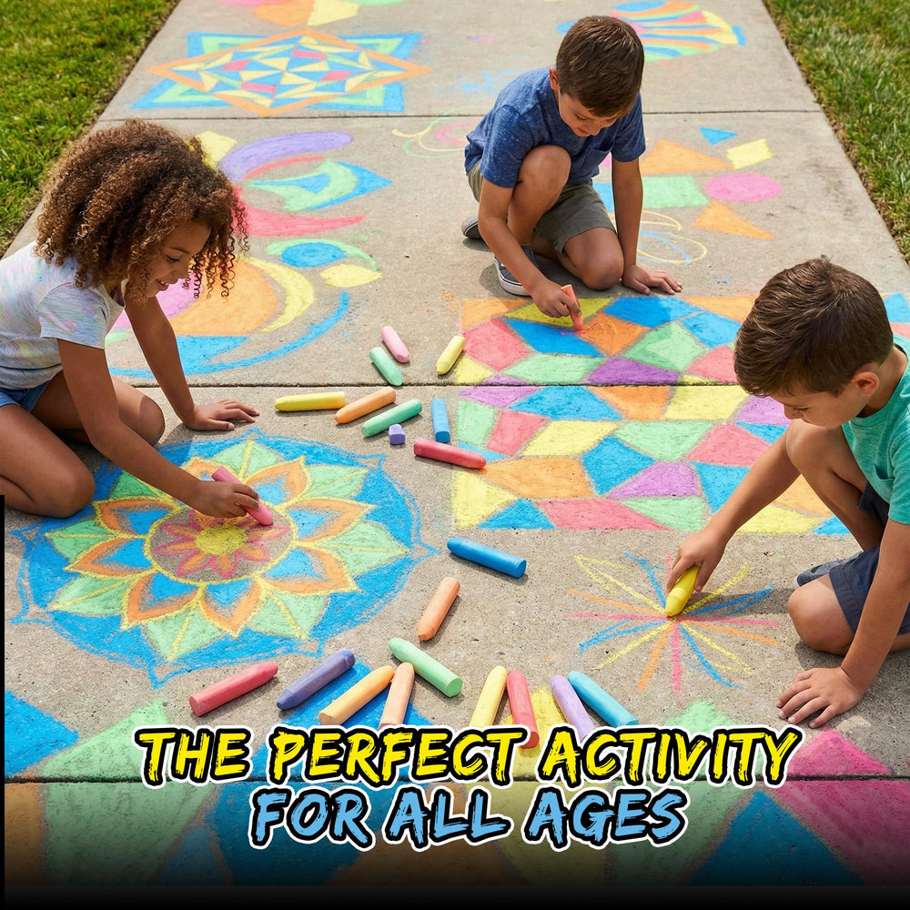 Fat Zebra Designs storage-friendly chalk set stays organized for art adventures
