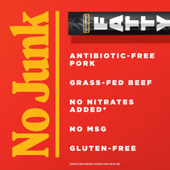 Fatty Meat Sticks 2oz Pack demonstrates compact, travel-friendly portions.