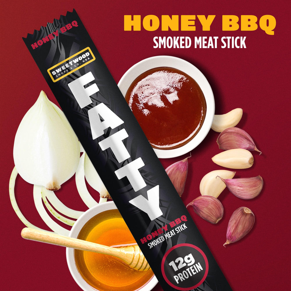 Fatty Meat Sticks On-the-Go Snacking image signals convenient protein during workouts.