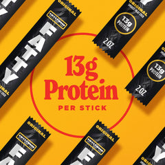 Fatty Meat Sticks pork antibiotic-free pack showcases clean protein.