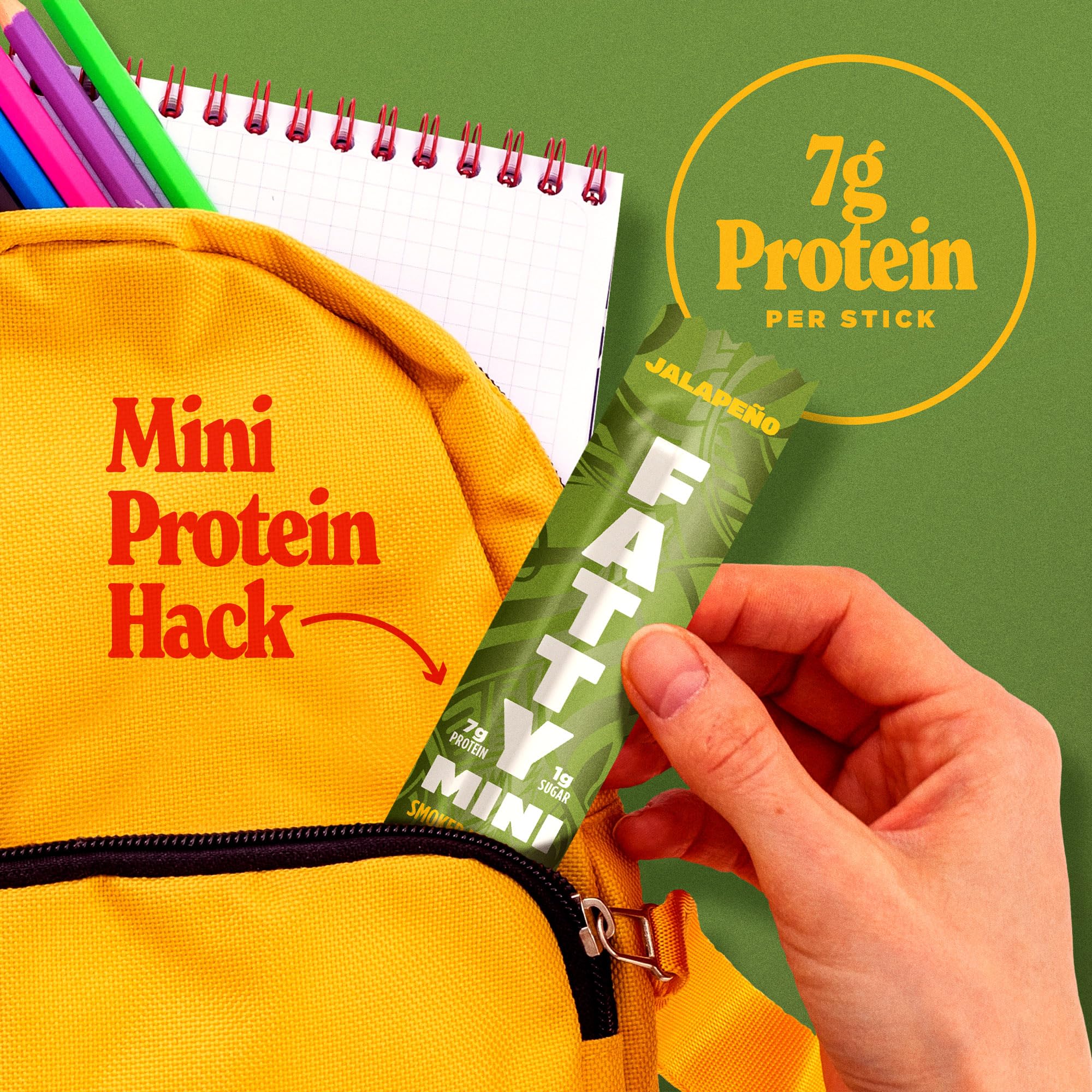 FATTY gluten-free, nitrite-free sticks for clean snacking