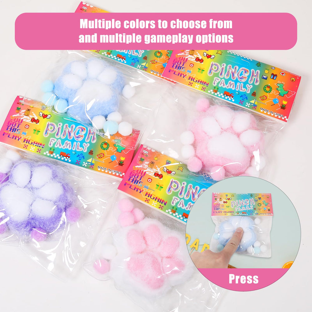FauKait cat paw squishy packaging emphasize ready-to-gift presentation