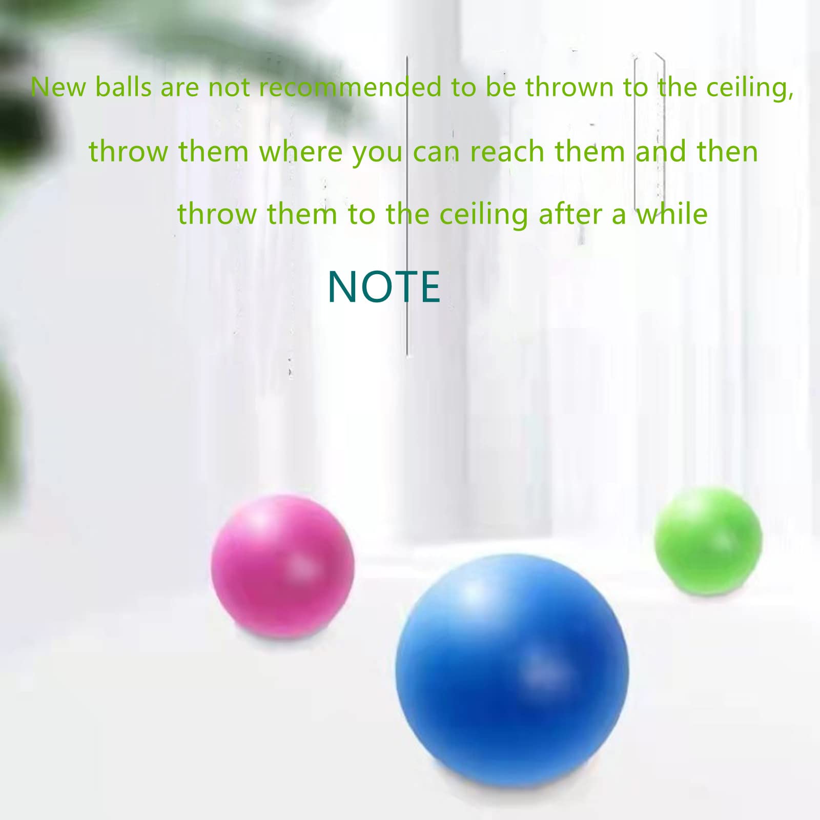 FauKait Dream Balls cleaning removal: simple unstick from ceiling with a parent’s help
