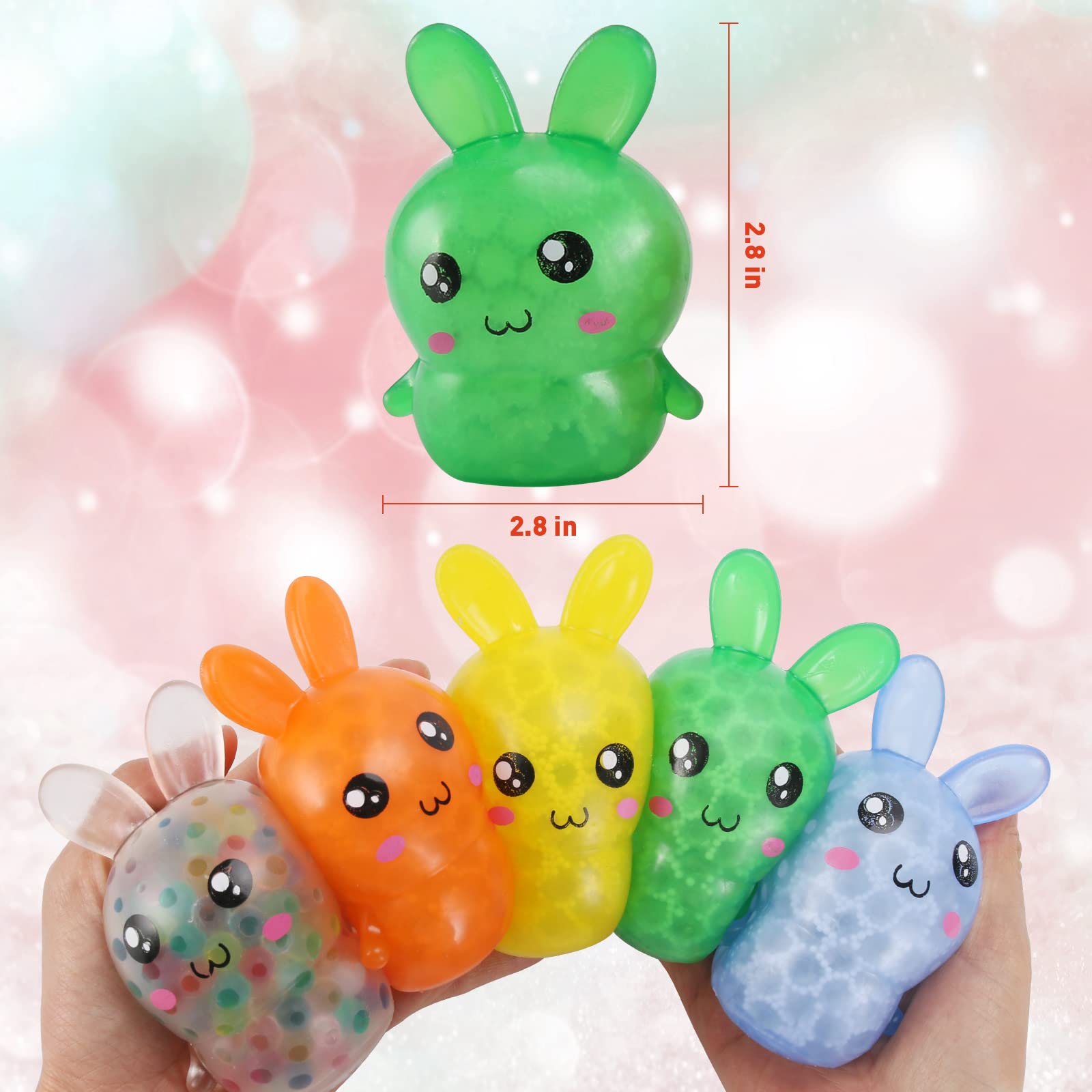FauKait Easter bunny stress ball blue for tactile focus during work breaks