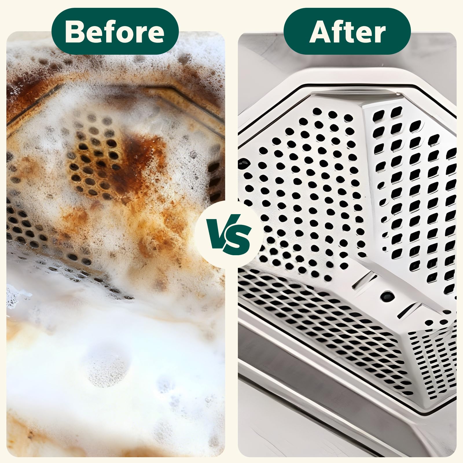 FAVIRZCE foam dissolving grease on stovetop for effortless wiping