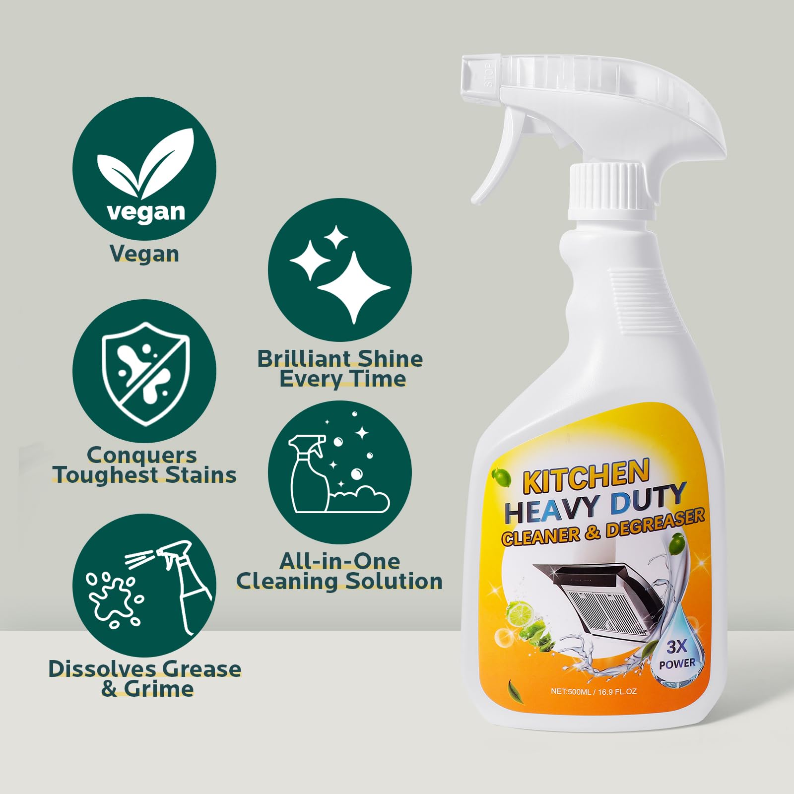 FAVIRZCE oven and grill degreaser foam tackles tough residues