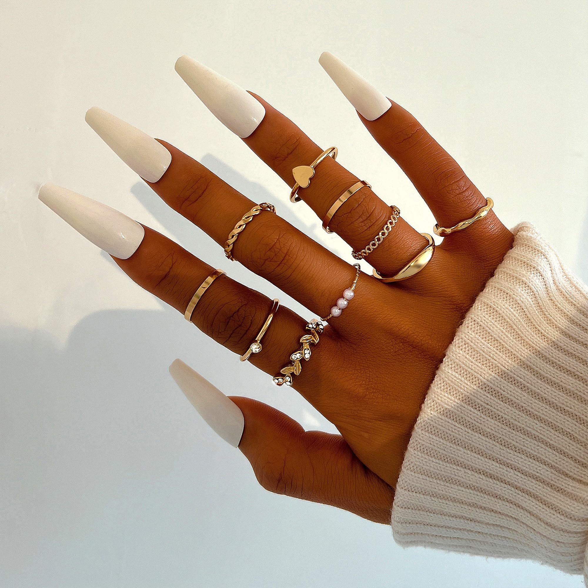FAXHION gold stackable ring variety offers styles for every mood and occasion.