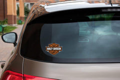 f&b decals Bar Shield decal withstands weather on bike or laptop.