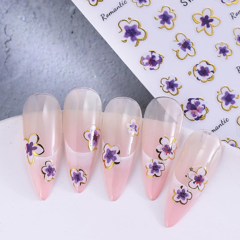 FBABFBUO jellyfish gem decals glittery touches for standout nails