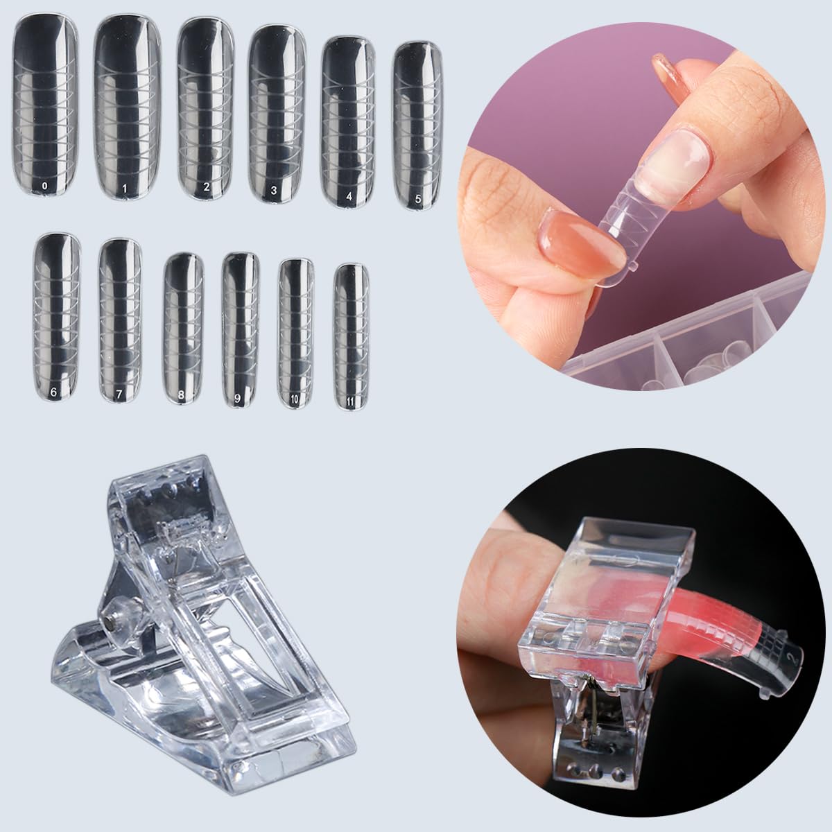 Fcozpjk double-head brush enables precise gel application