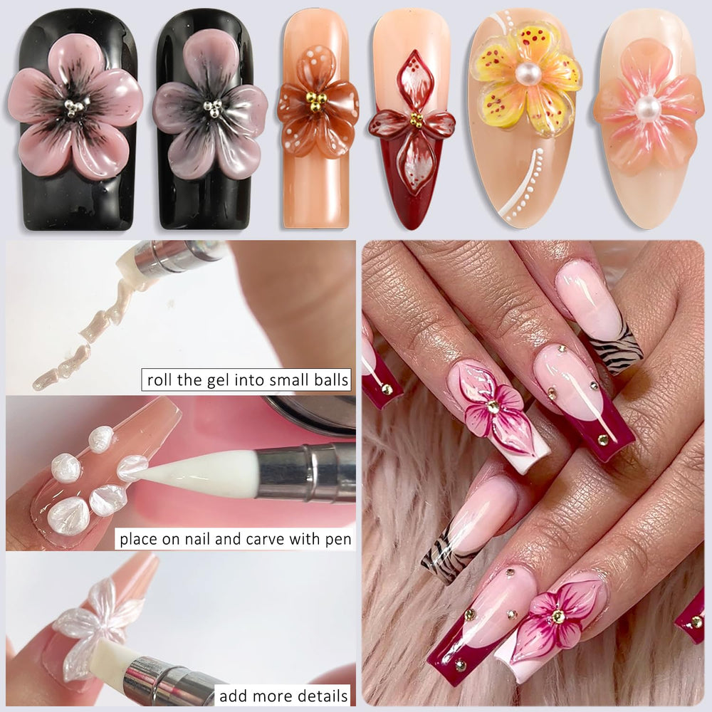 Fcozpjk dual forms for nail extensions help shaping length