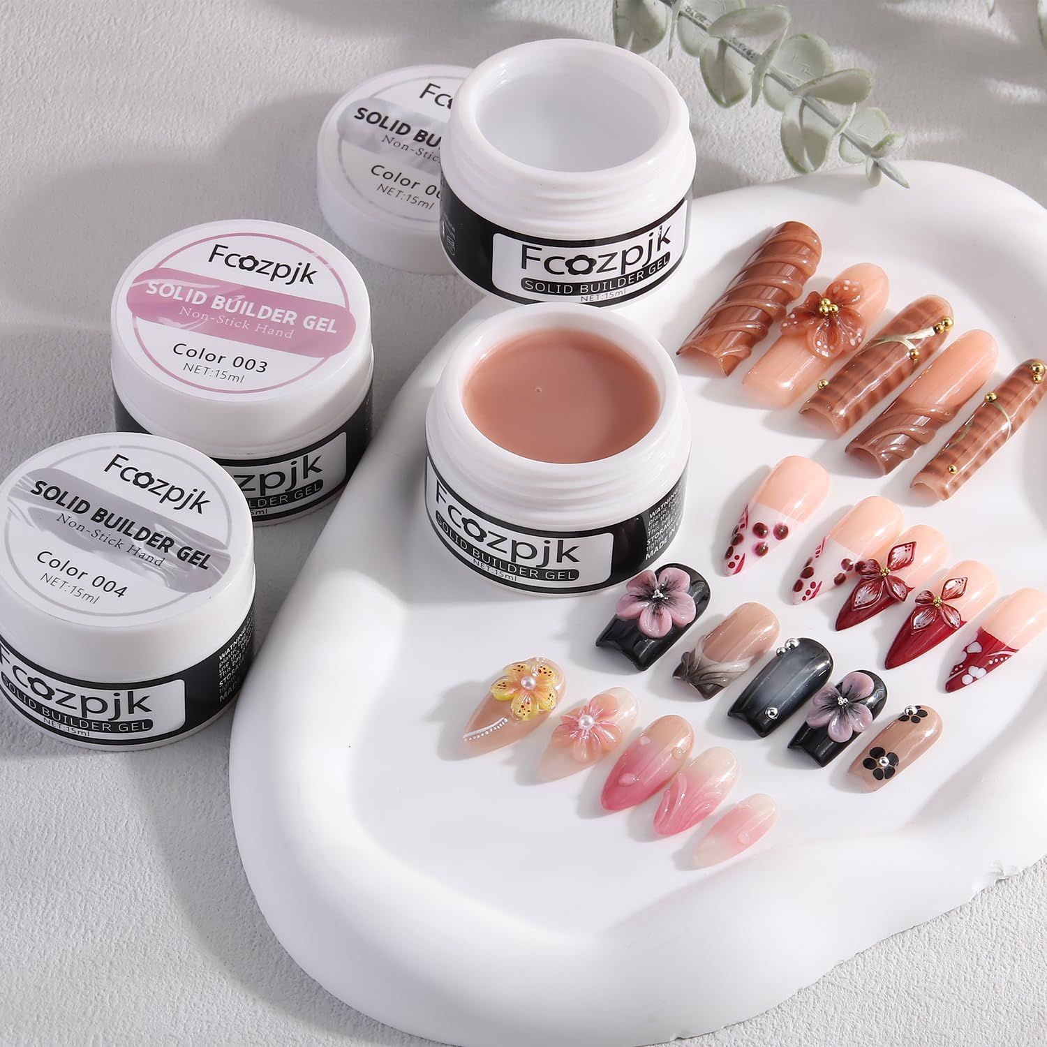 Fcozpjk pearl white gel delivers shimmer and eye-catching glow