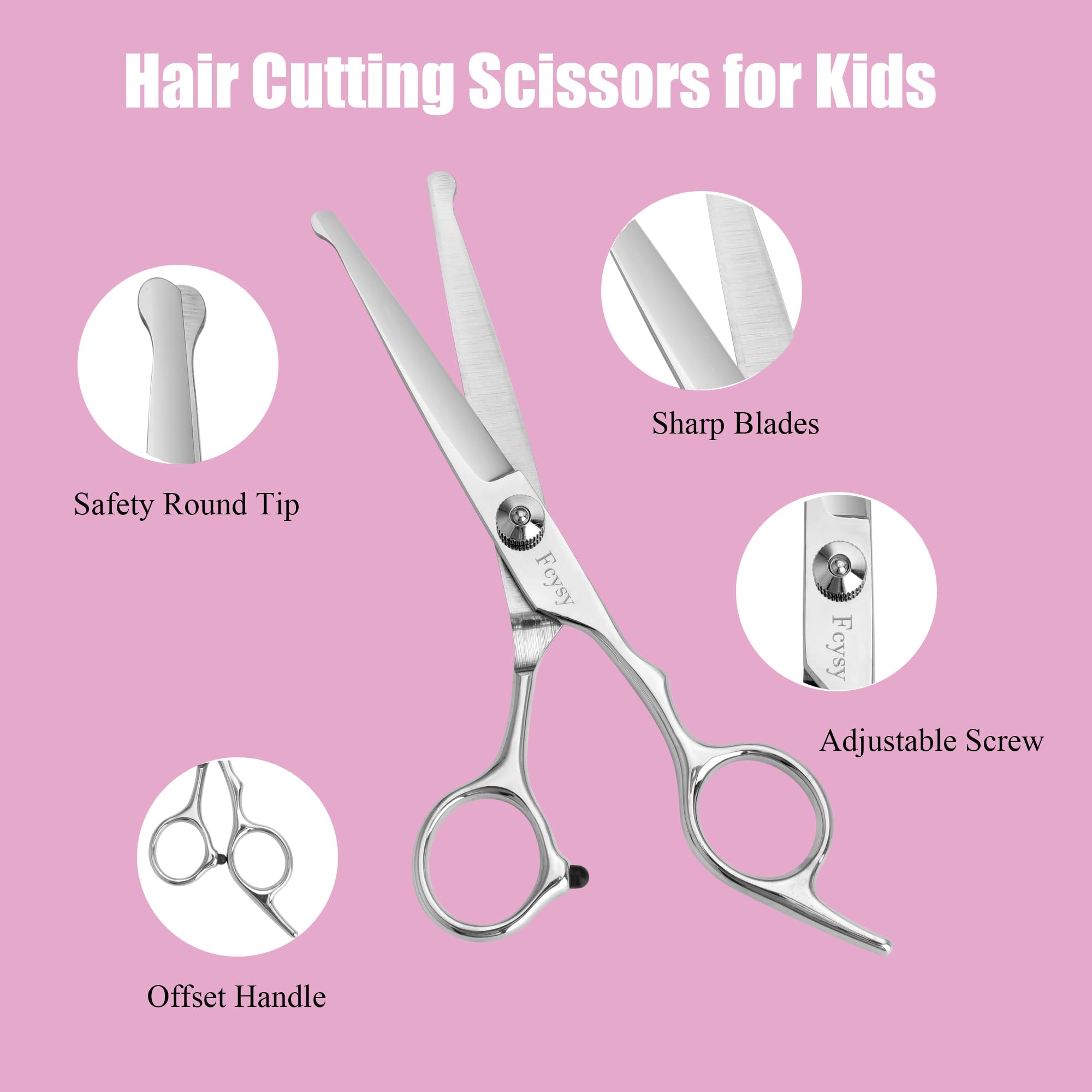 Fcysy thinning shears for even, natural-looking hair thinning