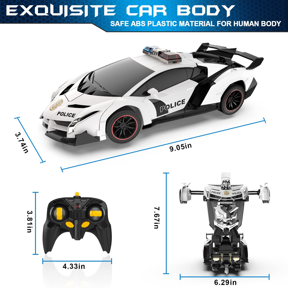 FDJ box packaging highlights transformable robot-car appeal.