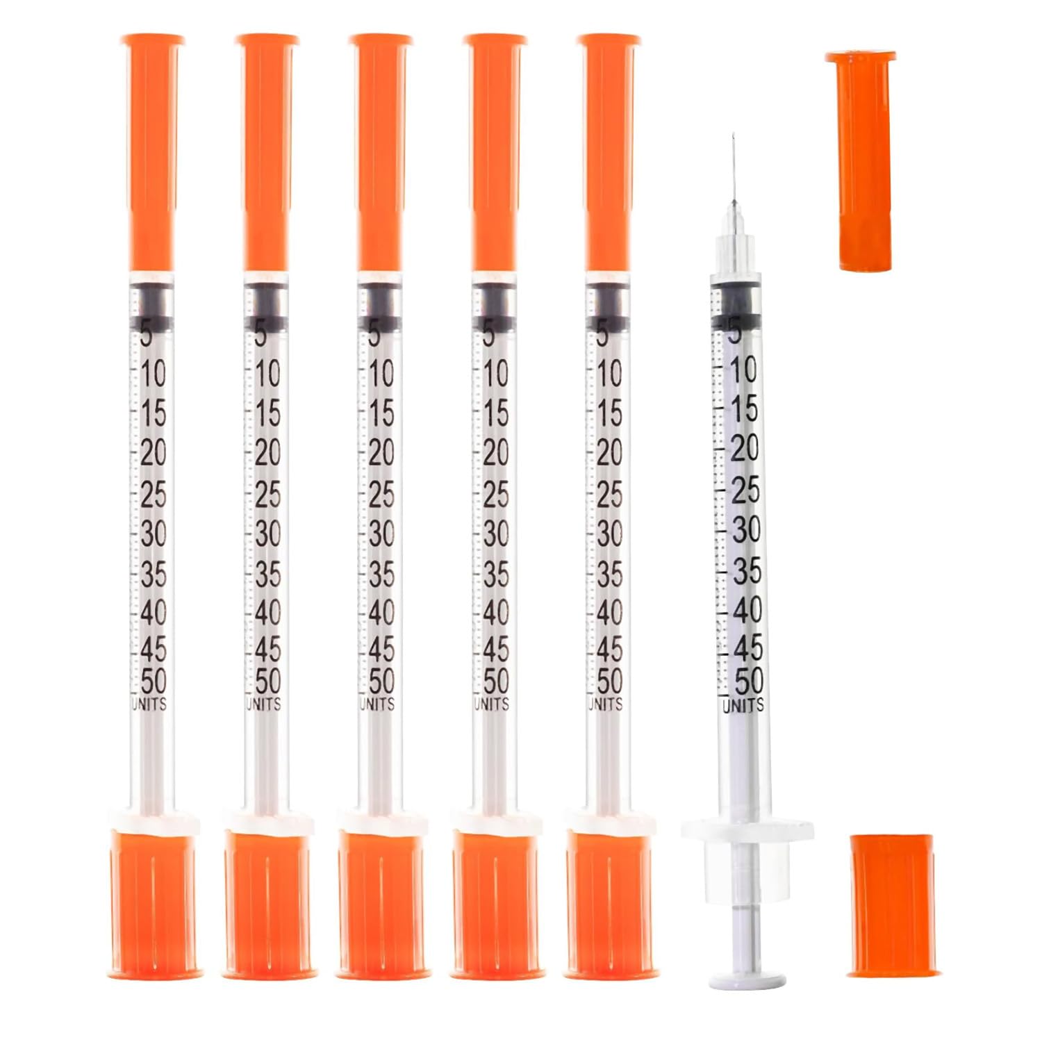 FDLXBSEP 0.5ml syringe with 30G needle for precise measurements.