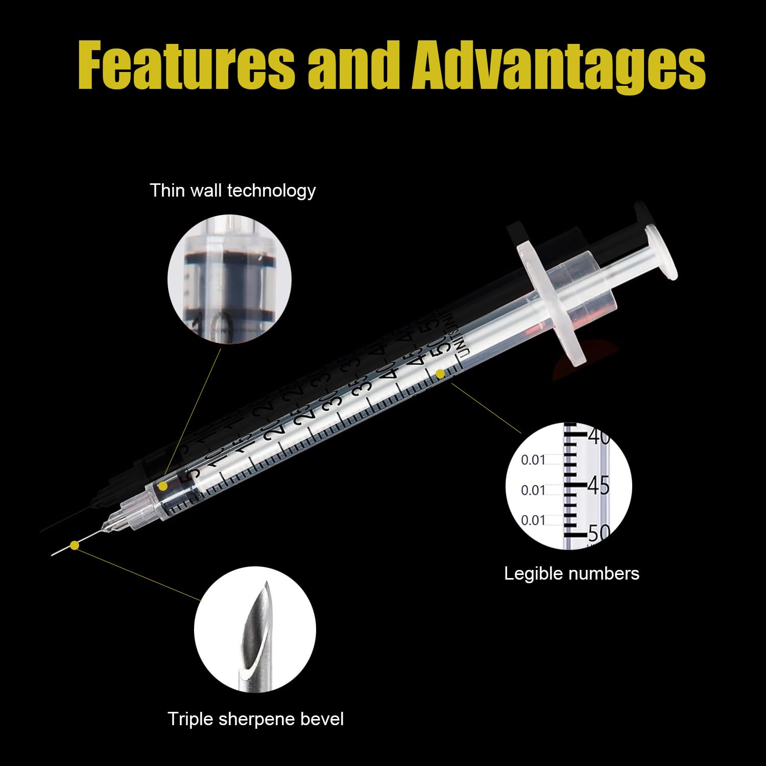 FDLXBSEP food-grade plastic syringe suitable for light-duty experiments.