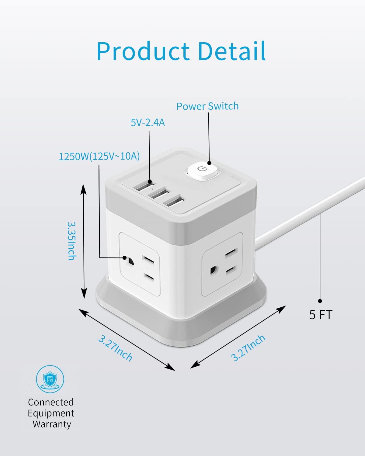 FDTEK travel-ready charging station powering multiple devices without clutter