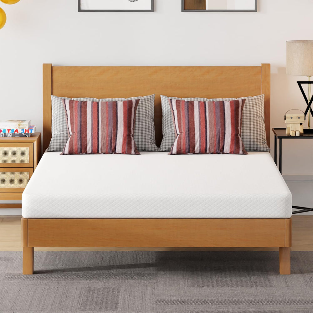 FDW 5in Full Mattress top view demonstrates cooling gel memory foam comfort