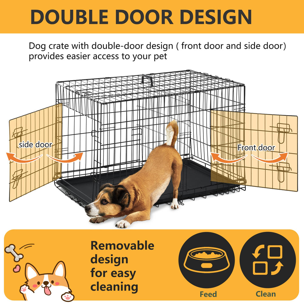 FDW crate includes divider panel to customize interior space.