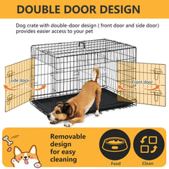 FDW crate includes divider panel to customize interior space.