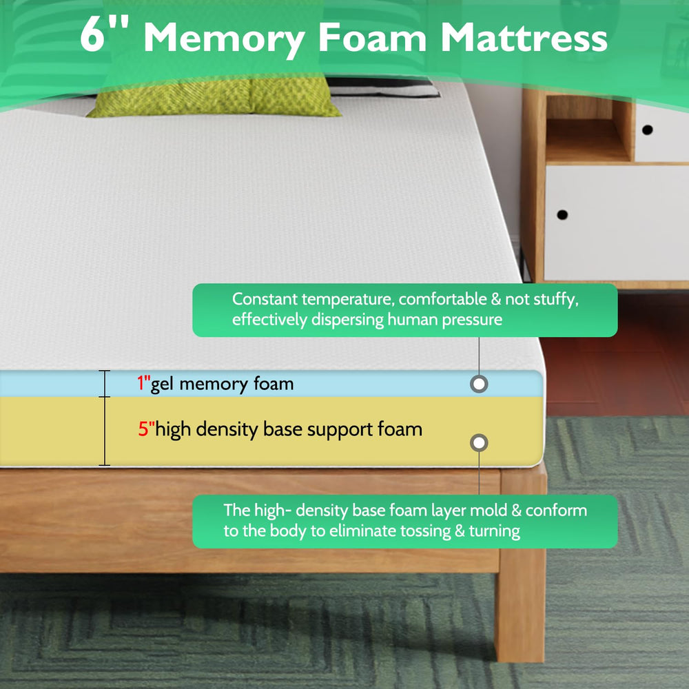 FDW Twin XL mattress provides pressure relief and spinal alignment for restful nights