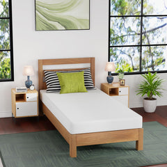 FDW Twin XL mattress with ventilated gel foam for cooling comfort