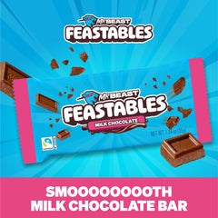 Feastables MrBeast bar individual wrapped, convenient for lunchbox
