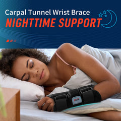 FEATOL wrist brace night position keeps wrist neutral during sleep