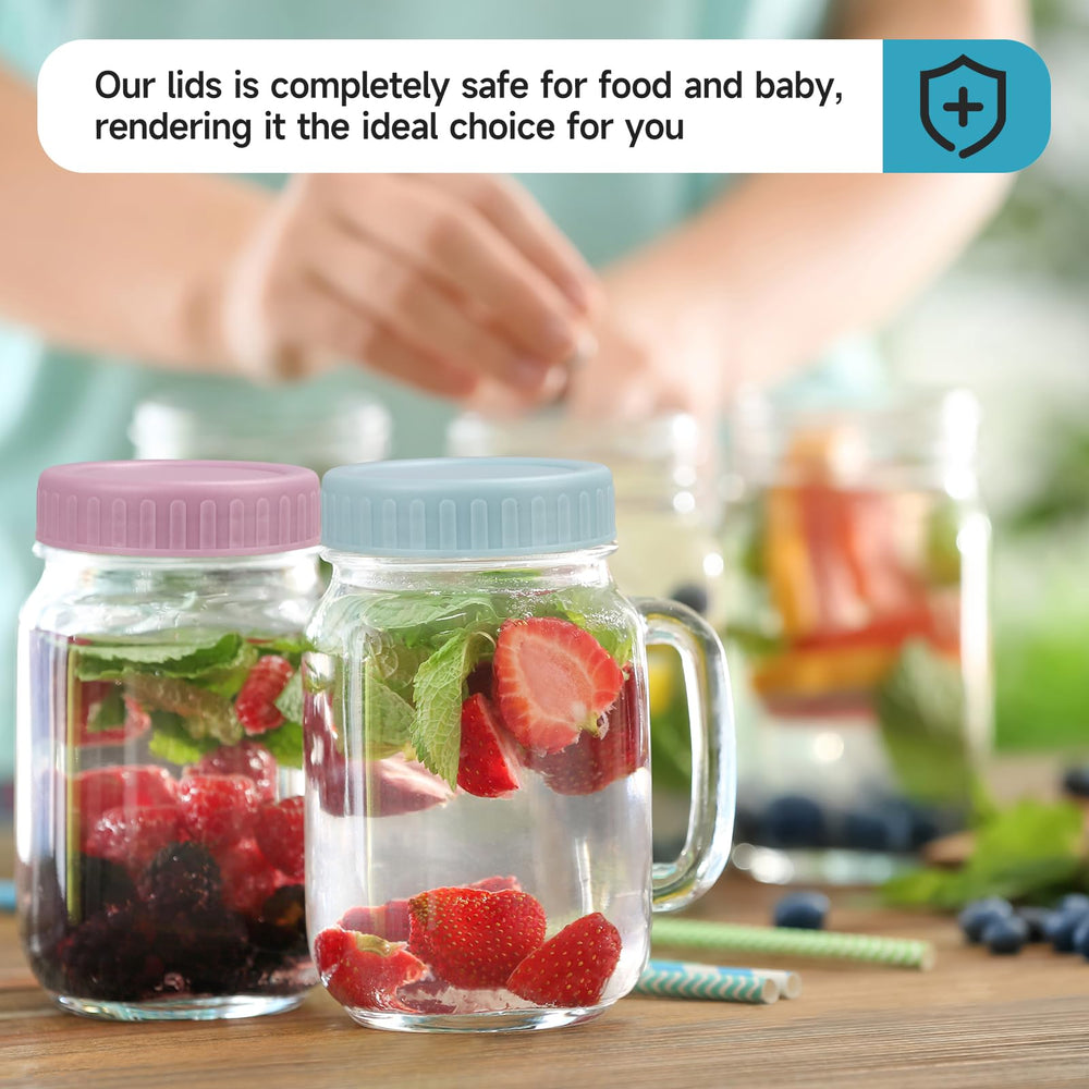 FEBABACI lids are dishwasher-safe for easy cleanup and reuse.