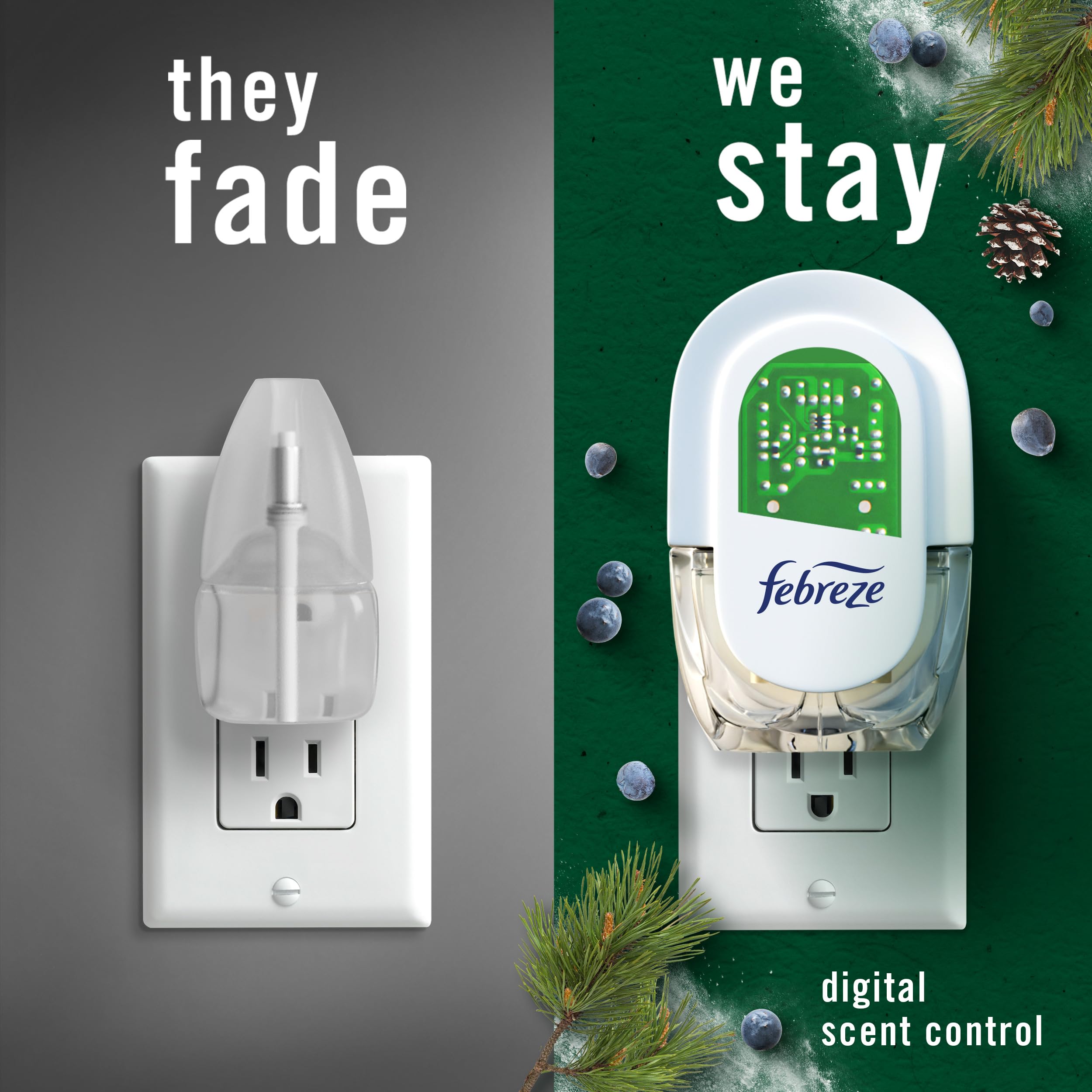 Febreze Fade Defy PLUG four refills pack for lasting freshness