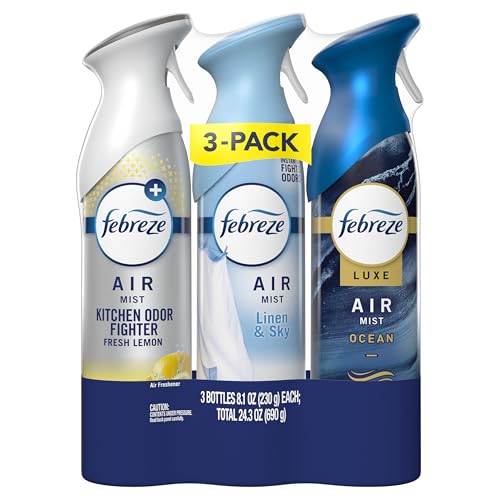 Febreze Air Mist 8.1 oz per can for home use.