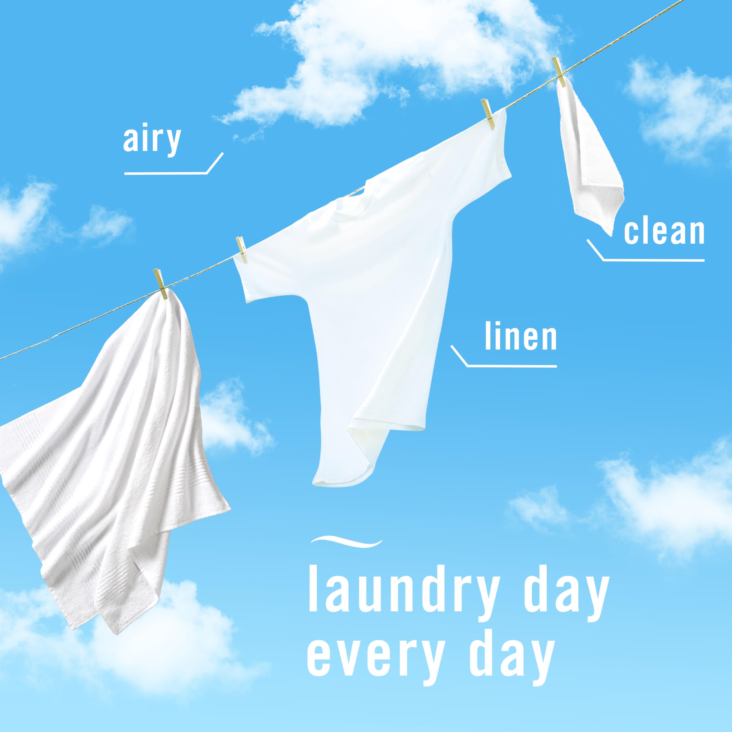 Febreze Air Mist Linen & Sky can misting bathroom air with a clean scent