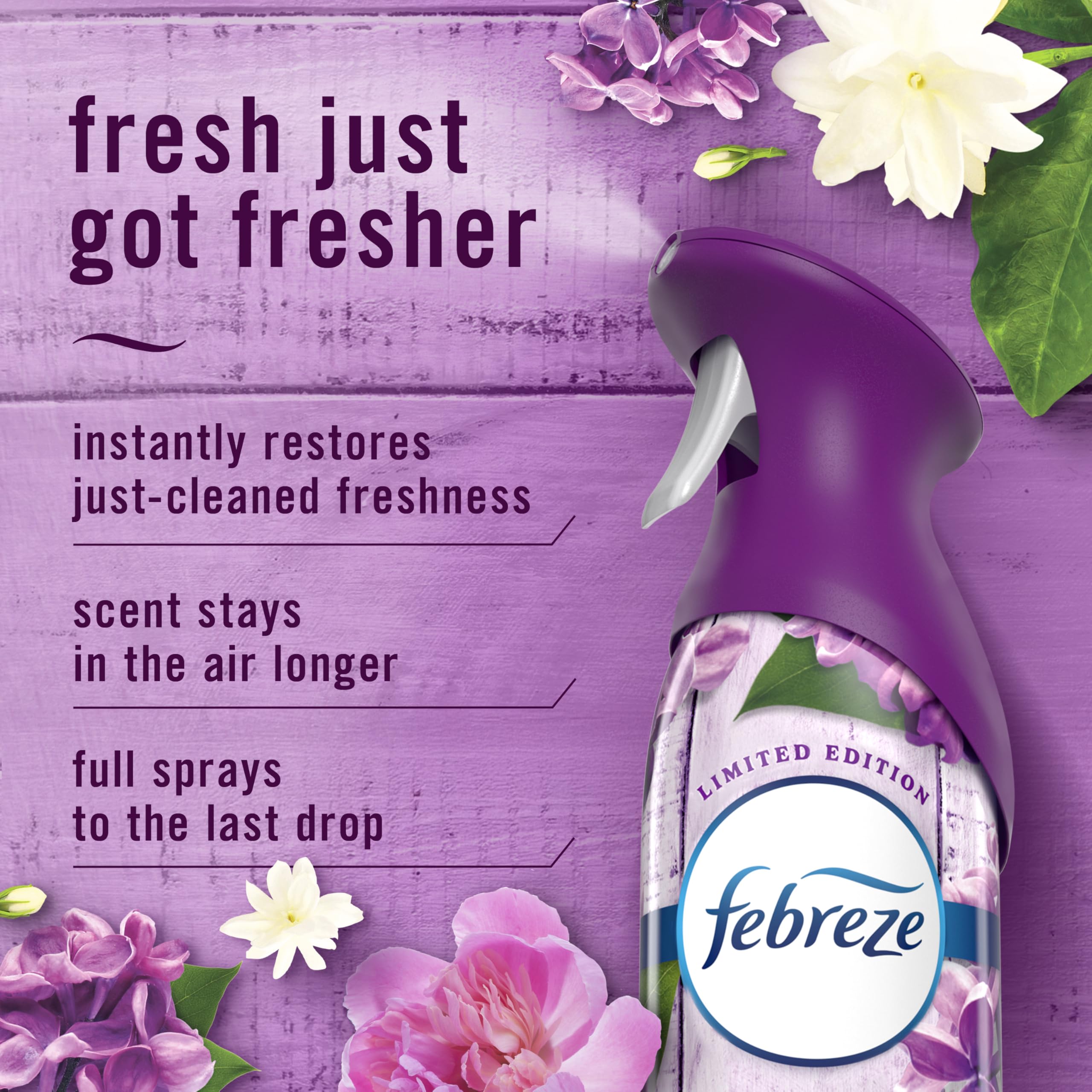 Febreze Air Mist fine mist dispersing to renew room freshness