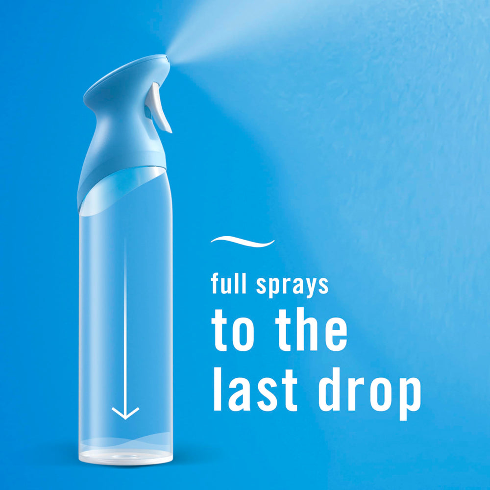 Fine mist disperses through air, extending freshness with Febreze Air Mist