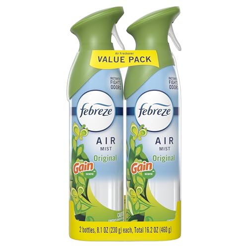 Febreze Air Mist Gain Original label close-up.