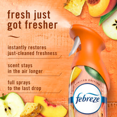 Fine mist of Juicy Summer Peaches disperses scent in the air