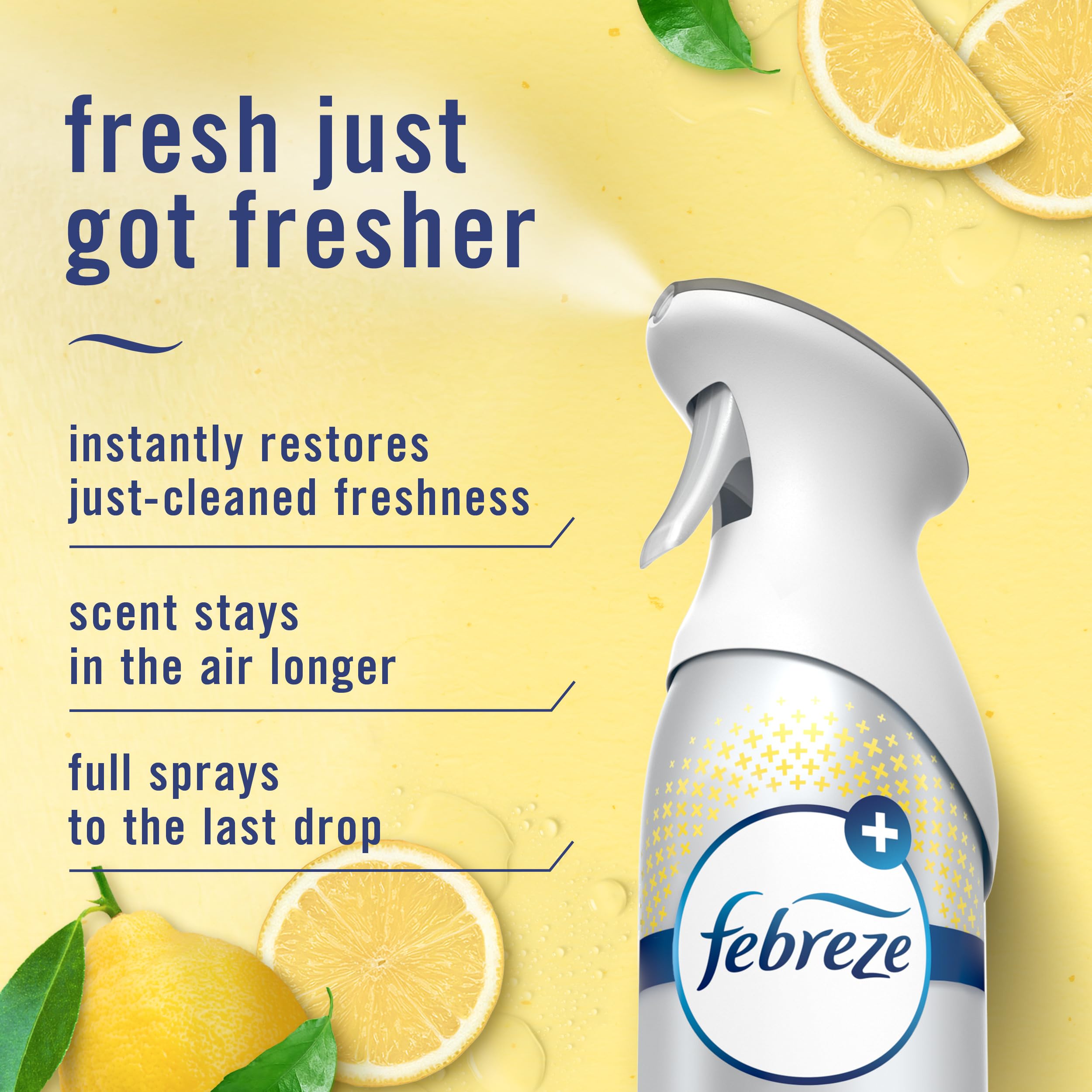 Febreze Air Mist kitchen odor-fighter in action for quick refresh.